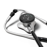 EKO CORE 500 front view showing controls and sleek silver finish for clear handling