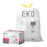 EKO front packaging showing 21-gallon 60-count roll and scent benefit