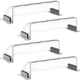 EKOCSIO front view of 4-pack clear deflectors showing compact packaging and contents