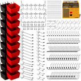 ELEAD complete pegboard kit front layout shows organized storage benefits