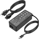 ELECBRAiN front view showing compact 100W charger and plug for fast charging