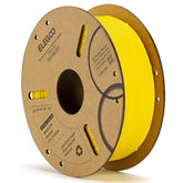 ELEGOO yellow filament spool front view shows neat winding and ready-to-use convenience