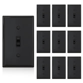 ELEGRP front plate glossy black showing clean appearance and slim profile benefit