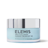 ELEMIS jar front view showing sleek packaging and luxury benefit