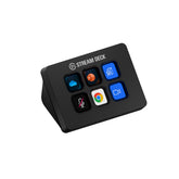 Elgato Stream Deck Mini front view showing six LCD keys and clear layout benefit