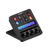 Elgato Stream Deck Plus front view showing controls and portability benefit