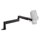 Elgato Wave Mic Arm LP front view showing low-profile design and sleek finish, improves framing