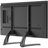 ELIVED front view with TV on stand showing stable support