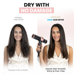 ELLA BELLA diffuser attachment spreading airflow to enhance curls and volume