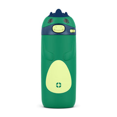 Ello Ellies Dino front view showing playful shape and bright design benefits hydration