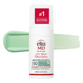 EltaMD front tube view showing SPF 50 and green tint benefits