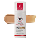 EltaMD front pump bottle showing compact travel-friendly packaging benefits