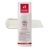 EltaMD front pump bottle showing clean packaging and travel size benefit
