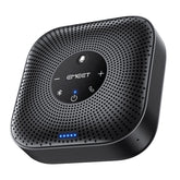EMEET M0 Plus front view showing speaker grille and controls for clear meetings