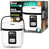 EMSON Rice Robot front view showing compact family cooker and controls for easy use