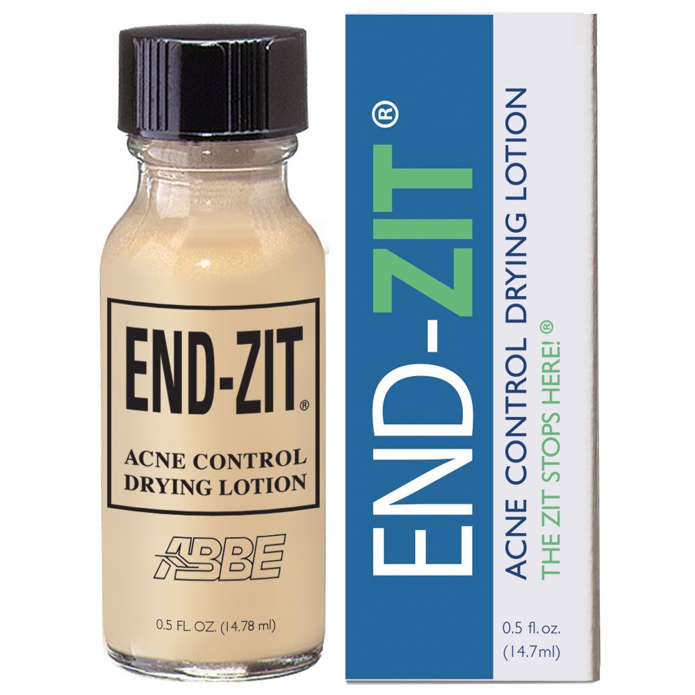 End-zit front packaging showing tube and compact design for quick treatment
