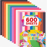 Enday front pack view showing bulk 600 sheets and bright colors for value