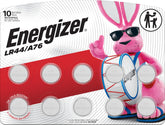 Energizer front packaging showing 10-pack and clear labeling for convenience