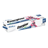 Energizer Ultimate Lithium AAA front packaging showing 24-count and product benefits