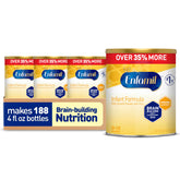 Enfamil front packaging 4-count showing cans and brand for easy stocking