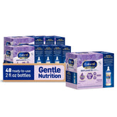 Enfamil bottle front packaging shows product and convenience benefits
