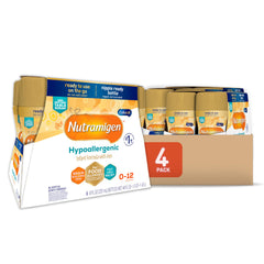 Enfamil Nutramigen front packaging showing hypoallergenic benefit
