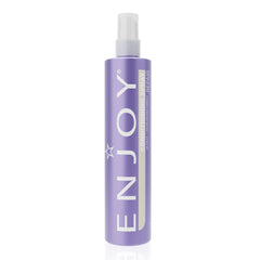 Enjoy conditioning spray front packaging showing label and bottle benefits