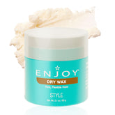 Enjoy dry wax front tin showing clean packaging and compact size benefit