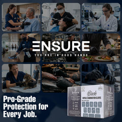 Ensure extended cuff displayed to show added wrist protection benefit