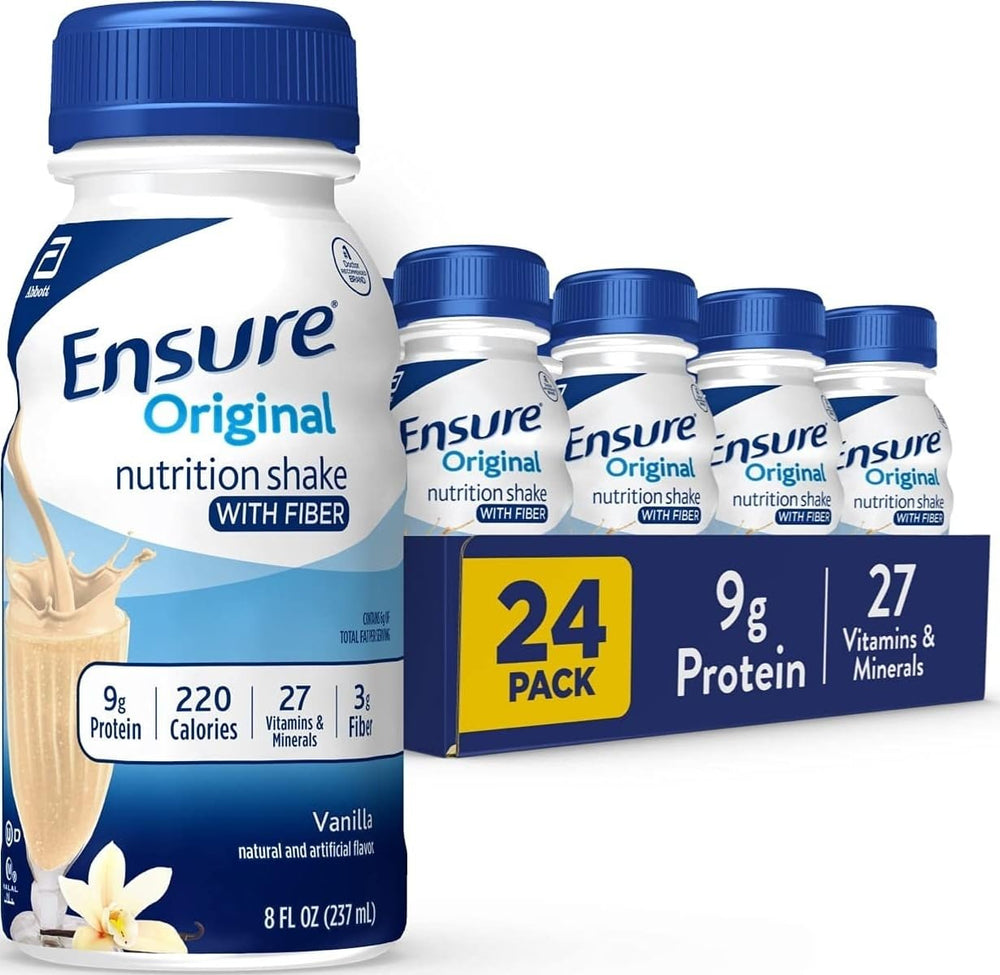 Ensure original vanilla front packaging showing bottle and branding for easy identification