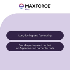 Envu Maxforce Fleet applied as a pea-sized spot on a surface for targeted baiting