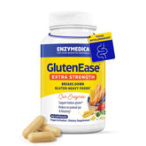 Enzymedica GlutenEase front packaging showing bottle and branding for digestive support