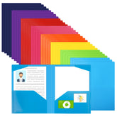 EOOUT front pack of 32 folders showing assorted colors and quantity benefit