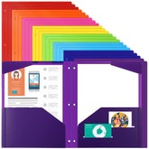 EOOUT front view of 24-pack folders showing colorful assortment and tidy packaging for easy selection