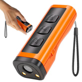 Eorery front view showing compact trainer and easy one-button control for quick corrections