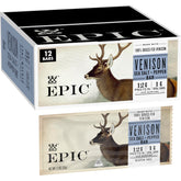 EPIC front packaging showing venison bars and brand for easy selection