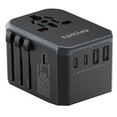EPICKA adapter front view showing AC socket and ports for versatile charging