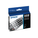 Epson 222 front packaging showing cartridge and specs for reliable printing