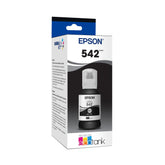 Epson 542 bottle front label showing product name and capacity for reliable refills