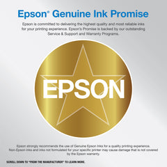 Epson ET-8500 4.3-inch touchscreen showing menus for fast on-device control