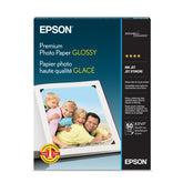 Epson front view of glossy photo paper showing vibrant print and clarity benefit