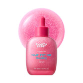EQQUALBERRY bottle front close-up showing sleek design and vegan peptide benefit