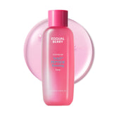 EQQUALBERRY front bottle shot highlighting product packaging and size benefit