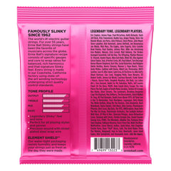 Ernie Ball close-up of nickel-wound strings highlighting smooth wrap and tone