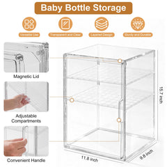 ERTIUANIO bottom tier holding bottles upright for efficient storage benefit