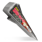 Estwing Sure Split Wedge front view showing solid forged steel and robust shape for powerful splits
