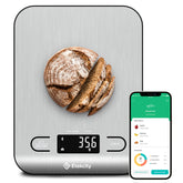 Etekcity front view showing sleek platform and easy-to-read display for precise weighing