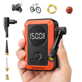 ETENWOLF S0 front view in orange showing compact design and power button benefit portability
