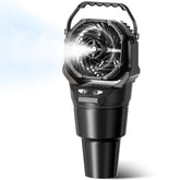 Etholzon front view in car showing secure cup-holder placement and stable cooling