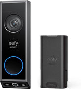 eufy Security front view showing doorbell face and 2K camera benefit